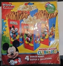 Disney Mickey Mouse Clubhouse Snack Boxes 4 Count- NEW  - $6.16