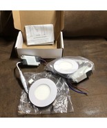 3” LED Flush Mount Downlight Warm White For Entertainment Center, Cabine... - $14.84