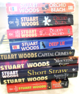 LOT OF 9  STUART WOODS  BEST-SELLING NOVELS 3 DIFFERENT  SERIES GREAT AS... - £19.20 GBP
