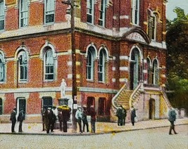 1911 County Court House Athens OH Rotograph Ohio Antique Postcard Germany - £13.59 GBP