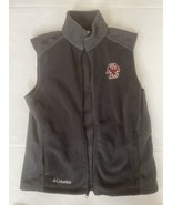 BC Boston College Eagles Columbia Zip Up Fleece Vest Gray Mens Size M - £23.94 GBP