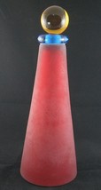 Murano Art Glass Bottle and Stopper, with signature by Franco Moretti  - $325.00
