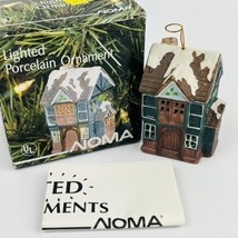 Noma Lighted Porcelain Ornaments Victorian Home House 1989 Vintage New in box - £9.50 GBP