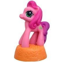 My Little Pony Pink Purple Orange Stand McD Hasbro 2007 2-3/4&quot; Cake Topper - $3.93