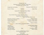 The Senator Hotel Dinner Menu Atlantic City New Jersey April 1941  - $47.52
