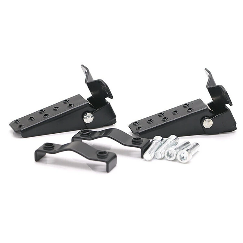 Motorcycle Retro Adjustable Folding Foot Pegs Pedals For Dirt Bike CG125... - £20.38 GBP