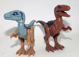 Velociraptor Jurassic World Fallen Kingdom dinosaur Building Minifigure Bricks U - £14.33 GBP