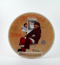 Norman Rockwell Plate &quot;Santa In The Subway&quot; Limited Edition Initialed - £7.99 GBP