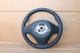 12-18 BMW F30 Sport Steering Wheel w/ Cruise BT Volume W/O Paddles -RED STITCH image 9