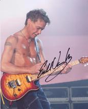 Signed Eddie Van Halen Photo With Coa Autographed Guitar Legend - £235.67 GBP