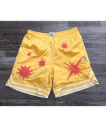 Billionaire Boys Club BBC Stardust Yellow Athletic Basketball Shorts Large - £51.79 GBP