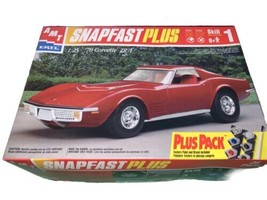 Amt Ertl 70 Corvette ZR-1 1:25 Model New Complete Open Box Snapfast Plus - £27.67 GBP