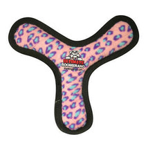 Tuffy Ultimate Boomerang Durable Dog Toy Pink Leopard 1ea/11 in - £18.16 GBP