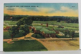 Macon Georgia Base Hospital Near Camp Wheeler 1943 to Brockton Pa Postcard N13 - £5.45 GBP
