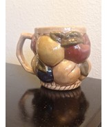 Vtg 1974 Brown Ceramic Fruit Coffee Mug - Ceramic Hut Winner S.D. - $20.85 CAD