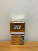 NEW RoC Advanced Retinol Rorrexion Line Smoothing Night Serum - 30 Capsules - £15.43 GBP