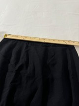 Sag Harbor Petite S22023 Women's Black Rear Zip & Slit Pull-On Skirt Size 12P image 10