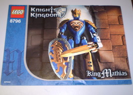 Used Lego Knights&#39; Kingdom INSTRUCTION BOOK ONLY No Legos included 8796 - $9.95