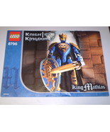 Used Lego Knights&#39; Kingdom INSTRUCTION BOOK ONLY No Legos included 8796 - £7.86 GBP