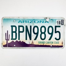 2018 United States Arizona Grand Canyon State Passenger License Plate BPN9895 - £13.15 GBP