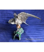 Mounted Falcon-Inspired Bird – Natural Curiosity Display – Rustic Decor Art - $895.00