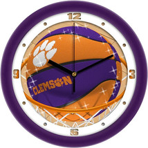 Clemson Tigers Slam Dunk Basketball clock - $38.00