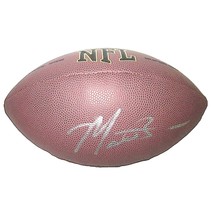 Montee Ball Denver Broncos NFL Signed Football Wisconsin Badgers Autograph Proof - £77.30 GBP