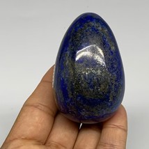 181g, 2.5&quot;x1.6&quot;, Natural Lapis Lazuli Egg Polished @Afghanistan, B33323 - £56.05 GBP