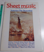 SHEET MUSIC MAGAZINE June/July 1986 standard piano/guitar edition good - £4.77 GBP