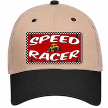 Speed Racer Novelty Khaki Mesh License Plate Hat - £23.37 GBP