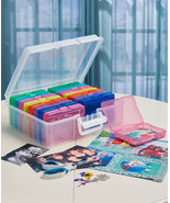 Photo Storage Box for 1600 Pictures Color Organizer Acid-Free Cases Keep... - £22.90 GBP