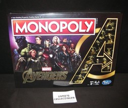 Marvel Avengers Endgame Monopoly special edition board game gold color pieces - £101.27 GBP