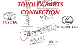 New Genuine Lexus LS430 &amp; Toyota Tundra Crankshaft Bolt W/ Washer 90109-18003 - £14.84 GBP