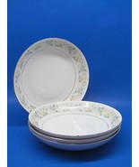 Mikasa Couture Collection Set Of 4 Cherish 7 3/4&quot; Coupe Soup Bowls VGC - $35.00