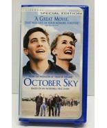 October Sky VHS 2000 Special Edition Hard Clamshell Bullet Case True Story - £3.92 GBP