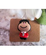 Mafalda Pendant Mafalda girl doll Clay Pendant Handmade Taxco 1.5&quot; - $15.00