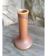 Vintage Hall Bud Vase Brown Glaze  Design # 631 1/2 - £17.38 GBP