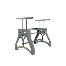 Crescent Writing Table Desk Base - Adjustable Height Sit or Stand - DIY - £2,354.17 GBP