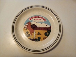 Vintage Roy Rogers Dale Evans Museum Victorville CA Souviner Plate - $11.67