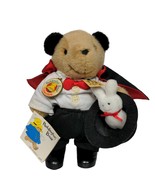 Vintage Eden Paddington Magician Bear Top Hat Cape Stuffed Animal 9.5&quot; - $89.53 CAD