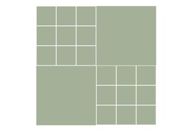 Mexican Mission Cement Tile Solid Handcrafted 10 sqf - Mint - 8x8&quot; - $2,248.15 MXN