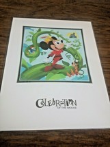 Art of Disney Print 11 x 14 Mickey Mouse Beanstalk Wonderground Gallery ... - $17.95