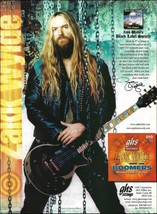 Zakk Wylde Signature GHS Boomers guitar strings advertisement 2002 ad print - $3.60