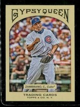 2011 Topps Gypsy Queen Baseball Trading Card #112 Carlos Zambrano Chicago Cubs - £7.64 GBP