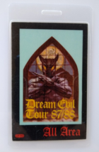 Dio Dream Evil Tour Backstage Pass Demon 1987 Vintage Rock Heavy Metal M... - $25.89