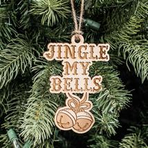 Ornament - Jingle My Bells - Raw Wood 4x3in - £10.78 GBP