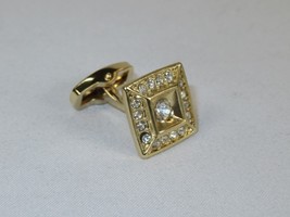 Men J.Valintin Cufflinks by Vitorofolo for French Cuff Shirt V39-63 Gold Diamond image 2