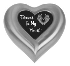 Silver Heart Keepsake Urn - £36.59 GBP