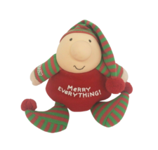 Vintage 1988 Ziggy Christmas Merry Everything Tom Wilson Stuffed Animal Plush - £25.97 GBP