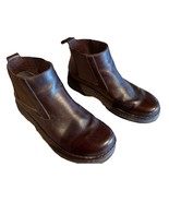 Dr Martens MILTON Brown Leather Chelsea Slip On Ankle Boots Mens 11 - $81.24 CAD